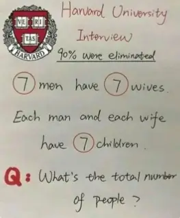 Can you solve the brainteaser? (Harvard University)