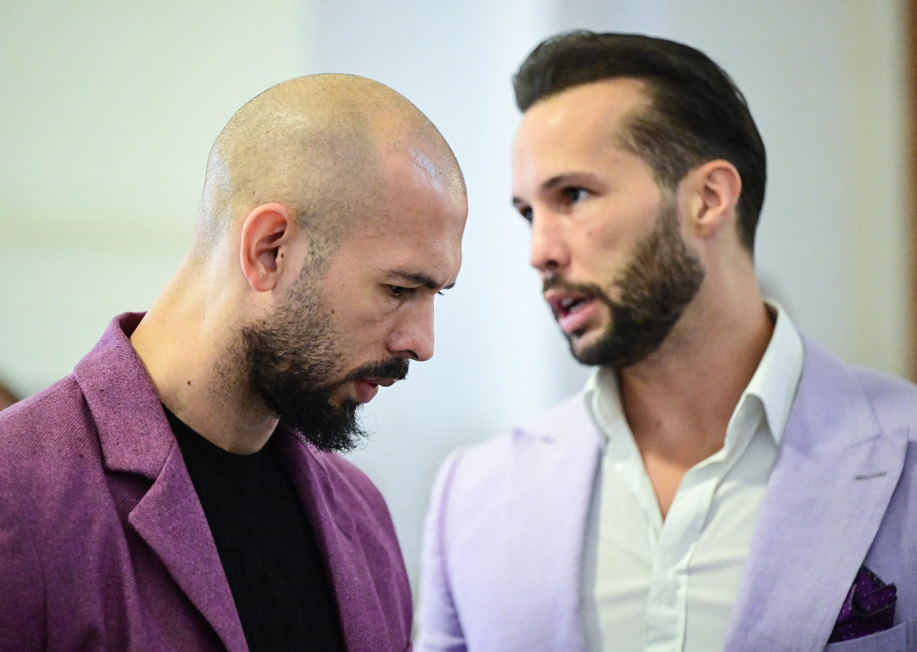 Andrew Tate and his brother Tristan Tate are facing more charges (DANIEL MIHAILESCU/AFP via Getty Images)
