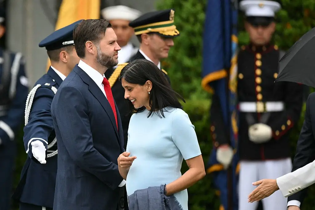 The couple announced their fourth pregnancy earlier this year. (Mandel NGAN / AFP via Getty Images)