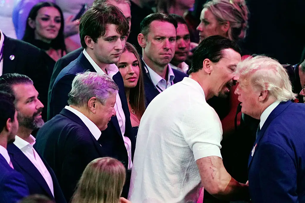 Onlookers have noticed Barron is sporting a new look (Bonnie Cash/UPI/Bloomberg via Getty Images)
