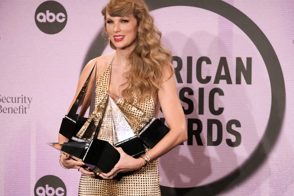 Taylor Swift, again, pictured here in 2022, was also a no-show at the event (Sarah Morris/FilmMagic)