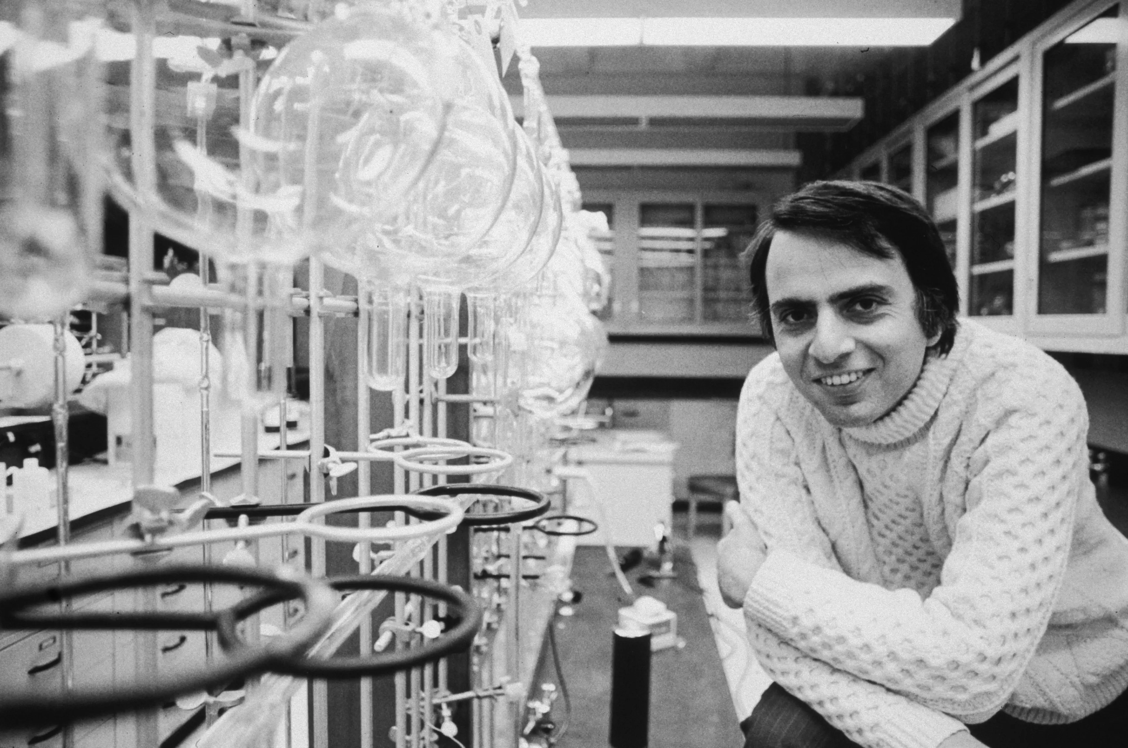 Carl Sagan left a cryptic message.