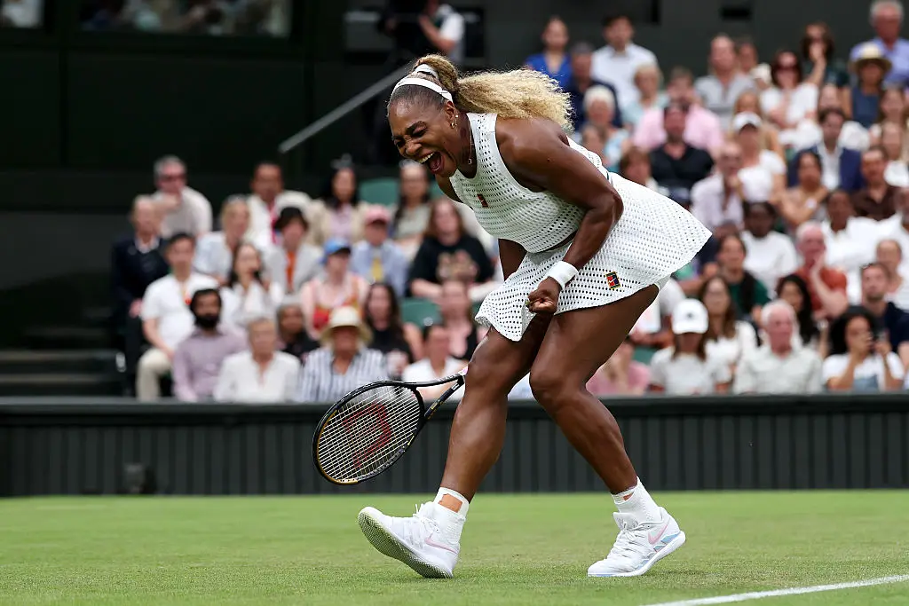 Serena, 44, has now confirmed she's withdrawing from the doubles competition entirely after her injury. (Photo by Cameron Spencer/Getty Images)