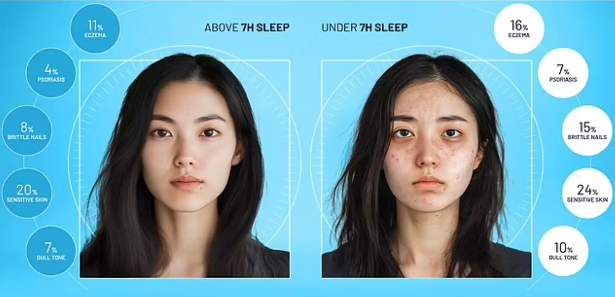 Sleeplessness can lead to a series of skin symptoms appearing (Simba)