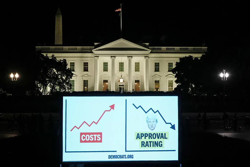 Donald Trump's approval rating has been published (Photo by Jemal Countess/Getty Images for Democratic National Committee)