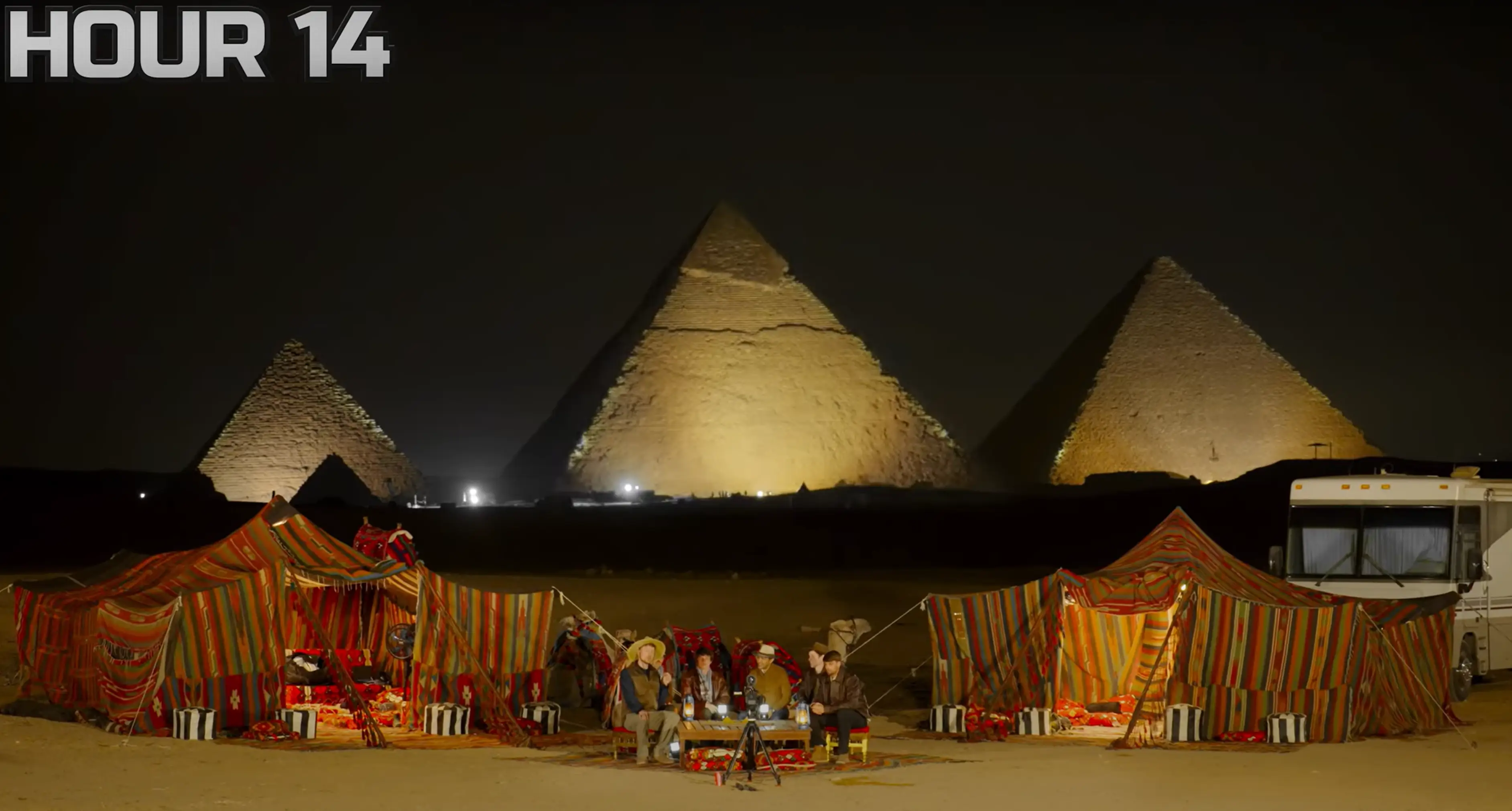 MrBeast's latest adventure saw him travel to Egypt to visit the famous Pyramids (MrBeast/YouTube)
