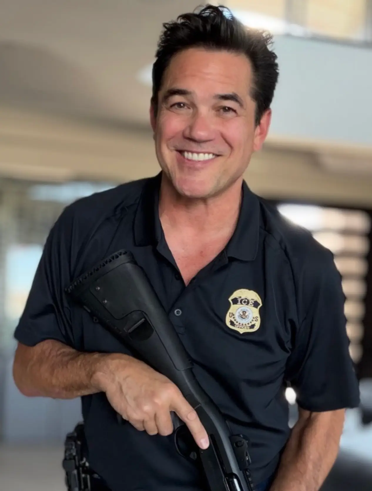 Cain became an honorary Immigration and Customs Enforcement officer in 2025 (Instagram/deuces1966)