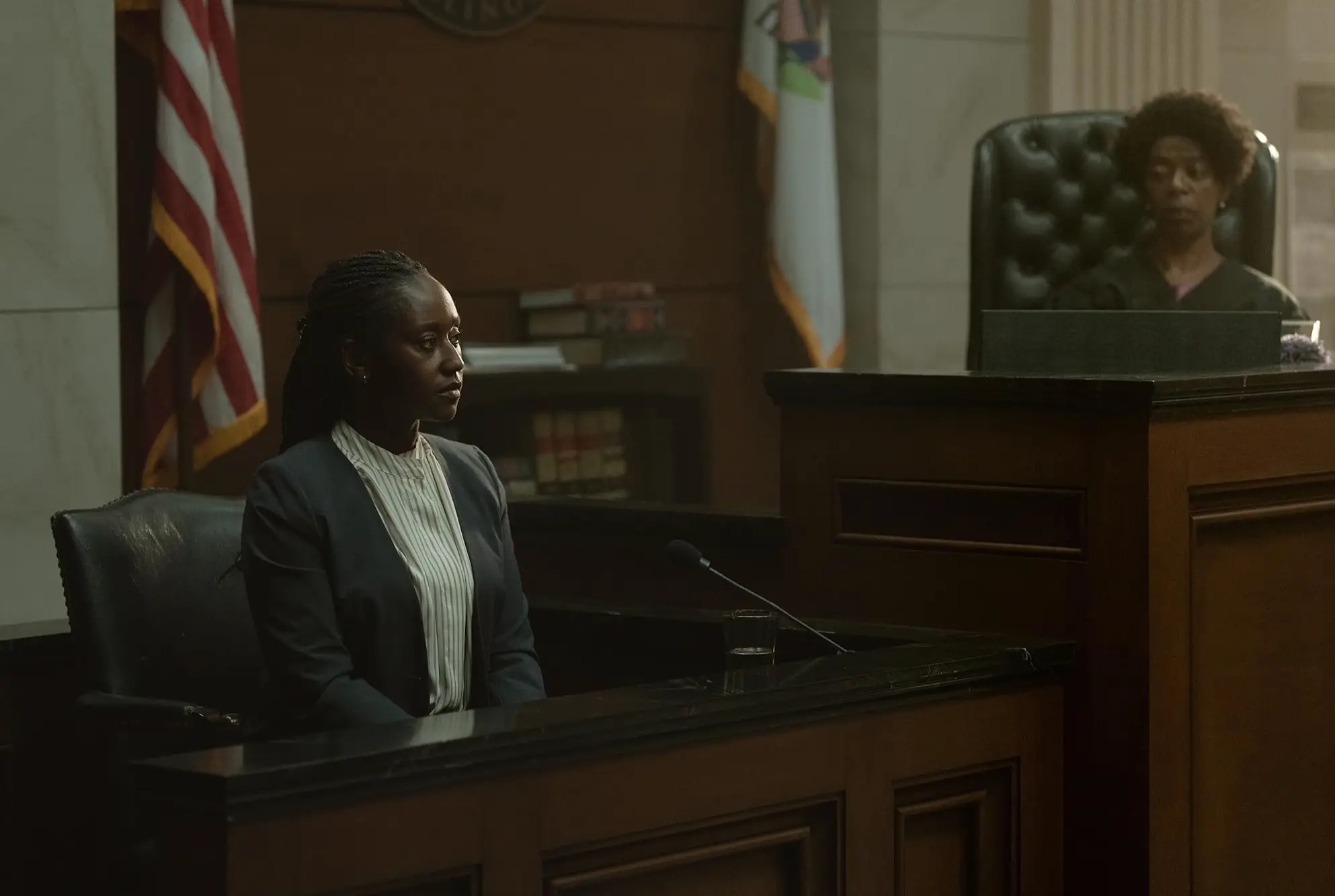 Nana Mensah stars in Presumed Innocent alongside Jake Gyllenhaal. (Apple TV)
