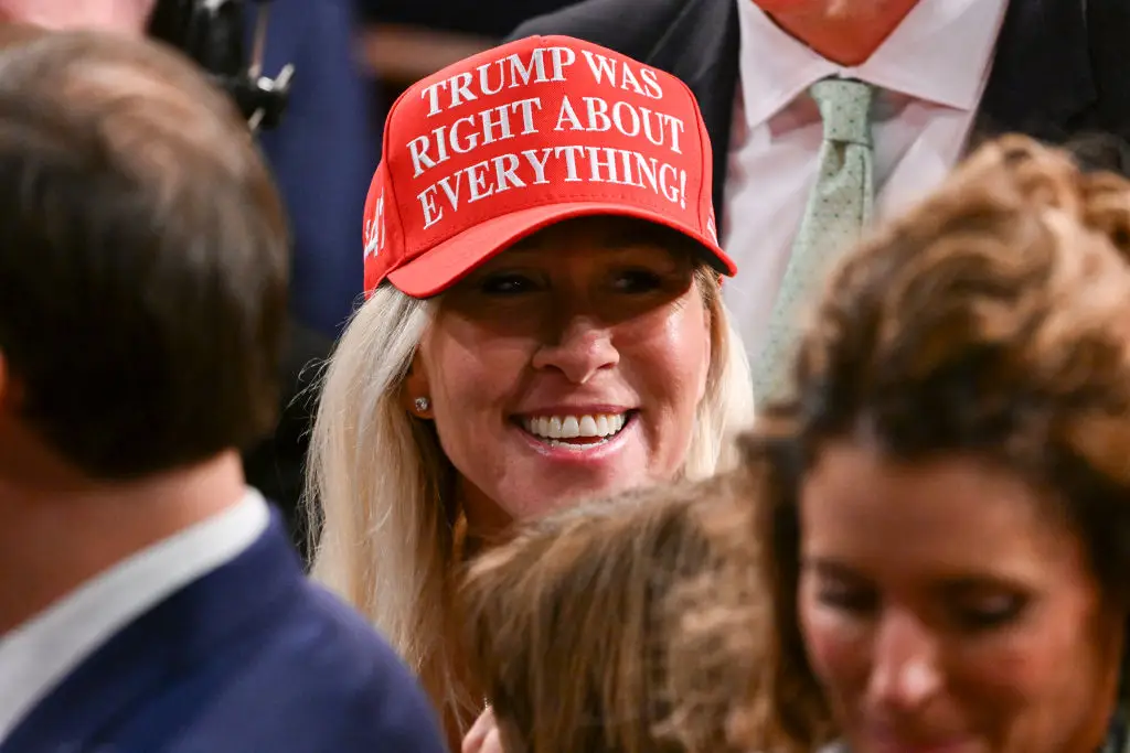 Marjorie Taylor Greene had previously been a big Trump supporter (Ricky Carioti/The Washington Post via Getty Images)