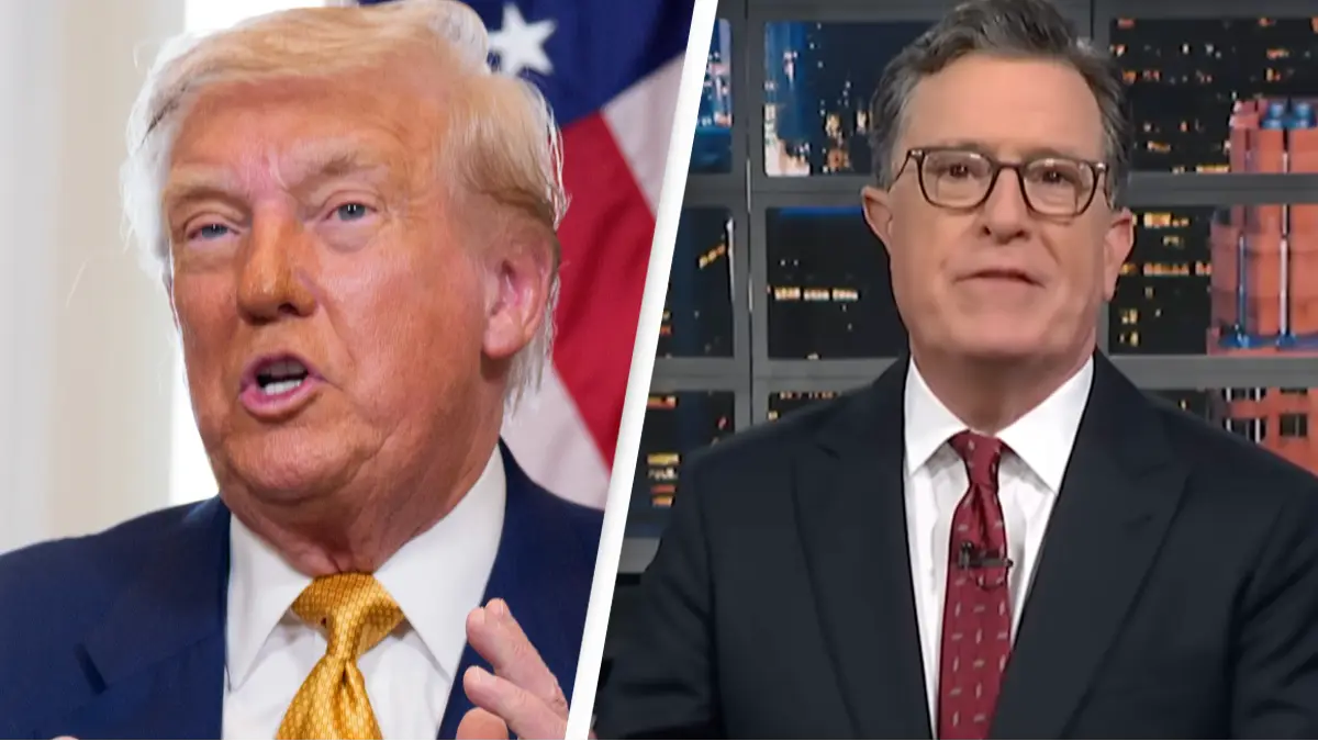 Getty Images/Andrew Harnik/YouTube/ColbertLateShow