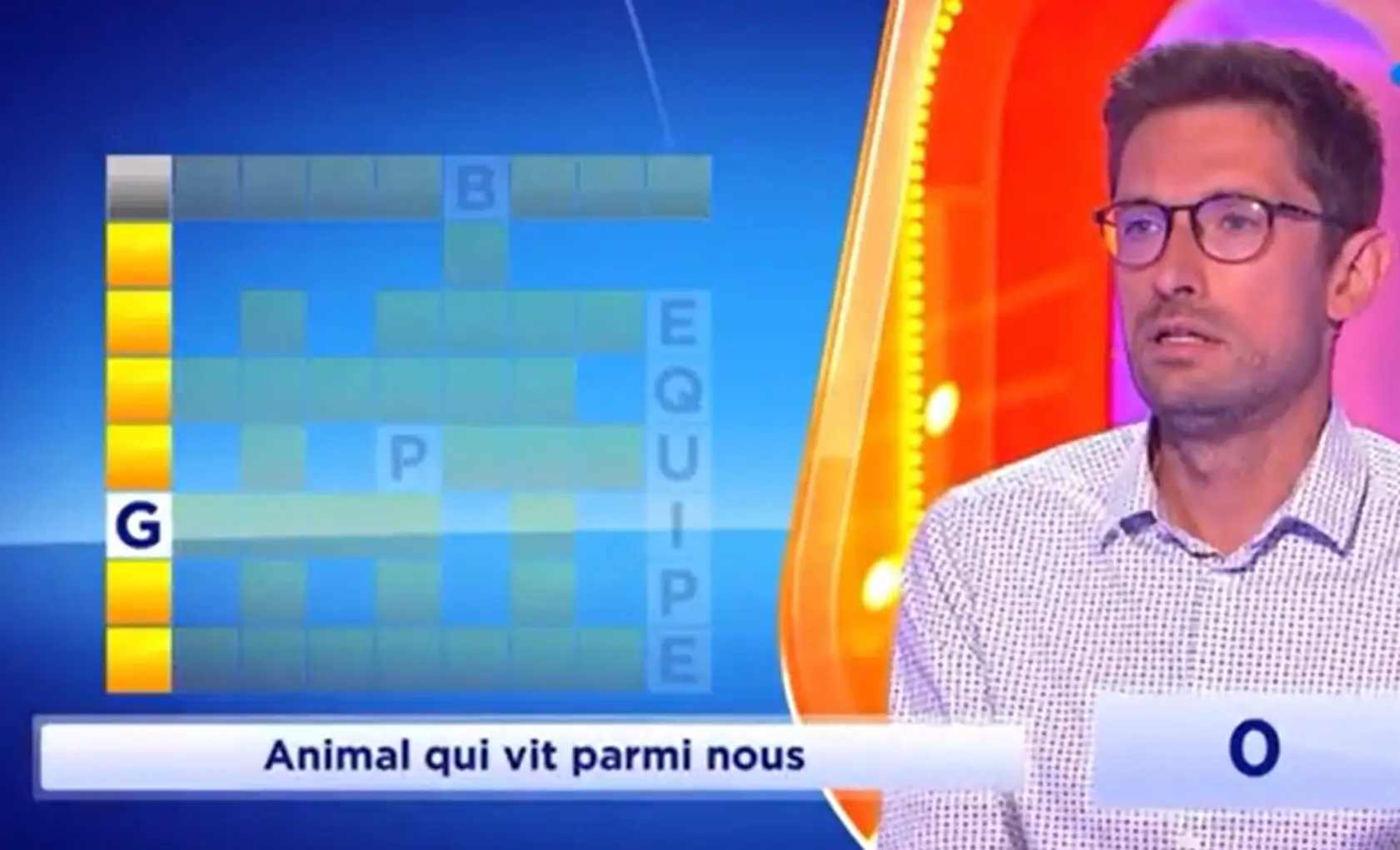 "Name an animal that lives among us." The answer is 'kitten' by the way.