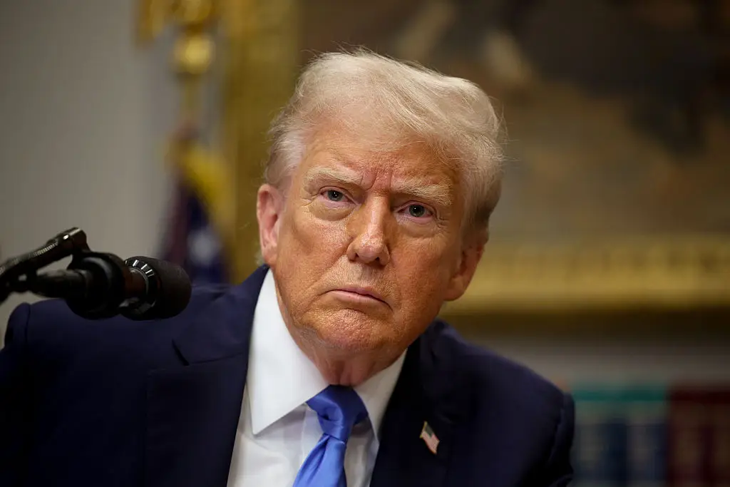 Trump might not be too happy with what the legal experts say after threatening to take ABC to court (Francis Chung/Politico/Bloomberg via Getty Images)