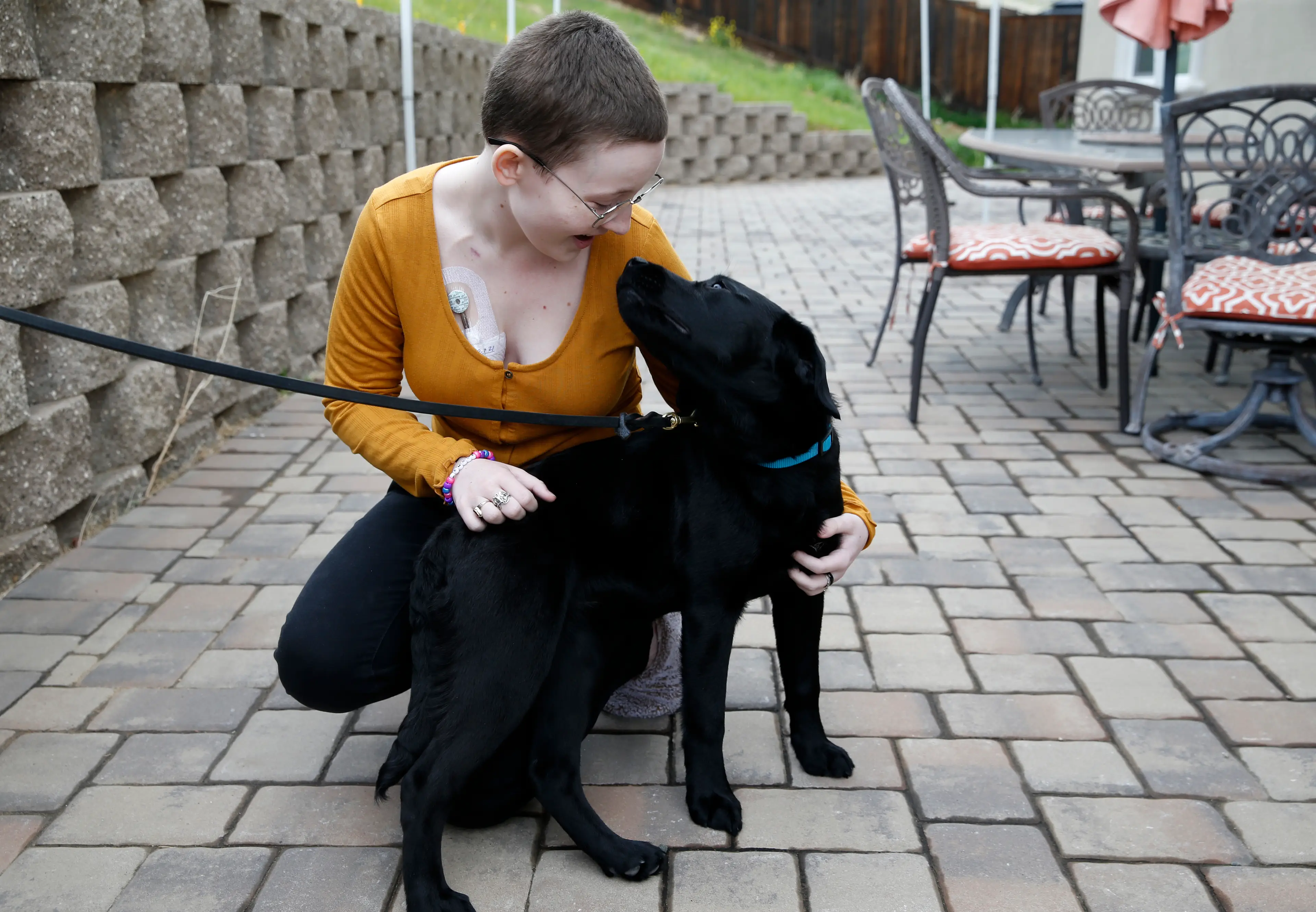A study looked into how contact with a dog can help a cancer patient's survival rate (Jane Tyska/Digital First Media/East Bay Times via Getty Images)
