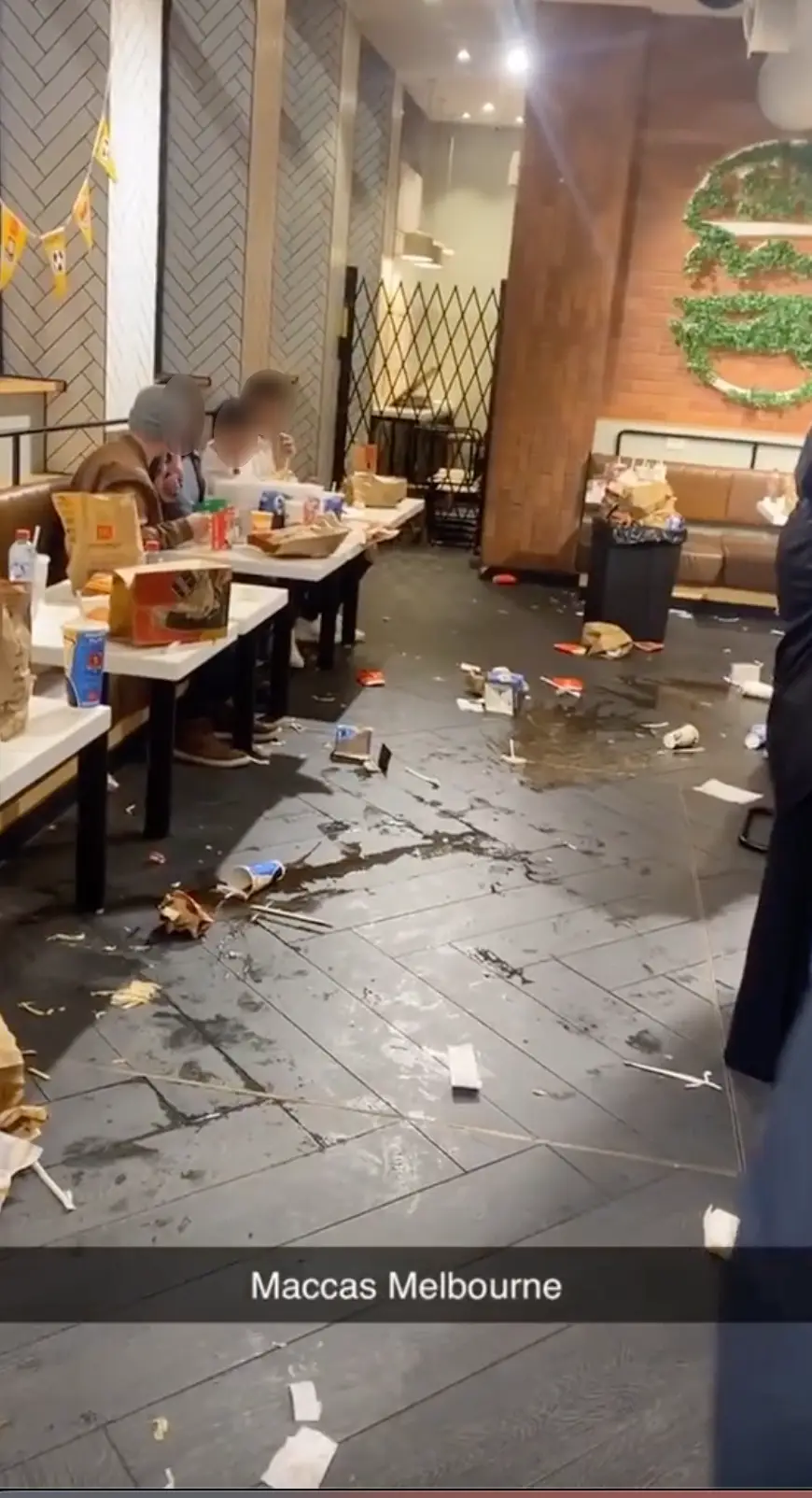 I mean, it's not exactly fine dining but this is gross.