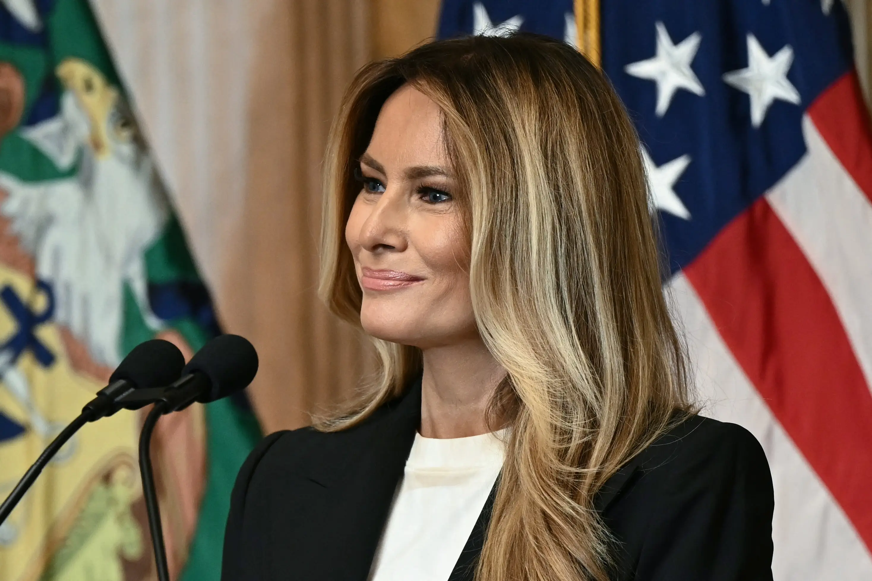 Melania hasn't notched up too many public appearances this year (Brendan SMIALOWSKI/AFP via Getty Images)