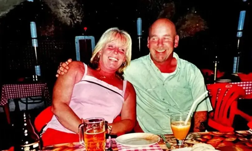 Terry Adams pictured with his wife Diane (SWNS)