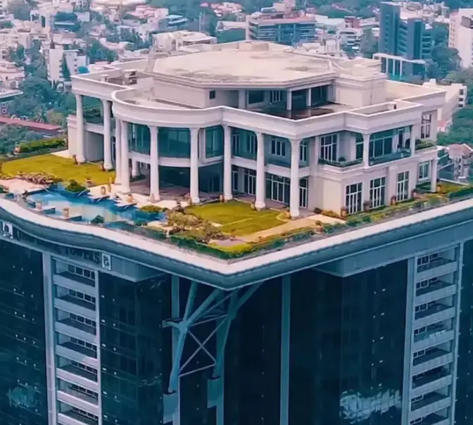 The property proved controversial at the time of construction (Instagram/@sriharikaranth)