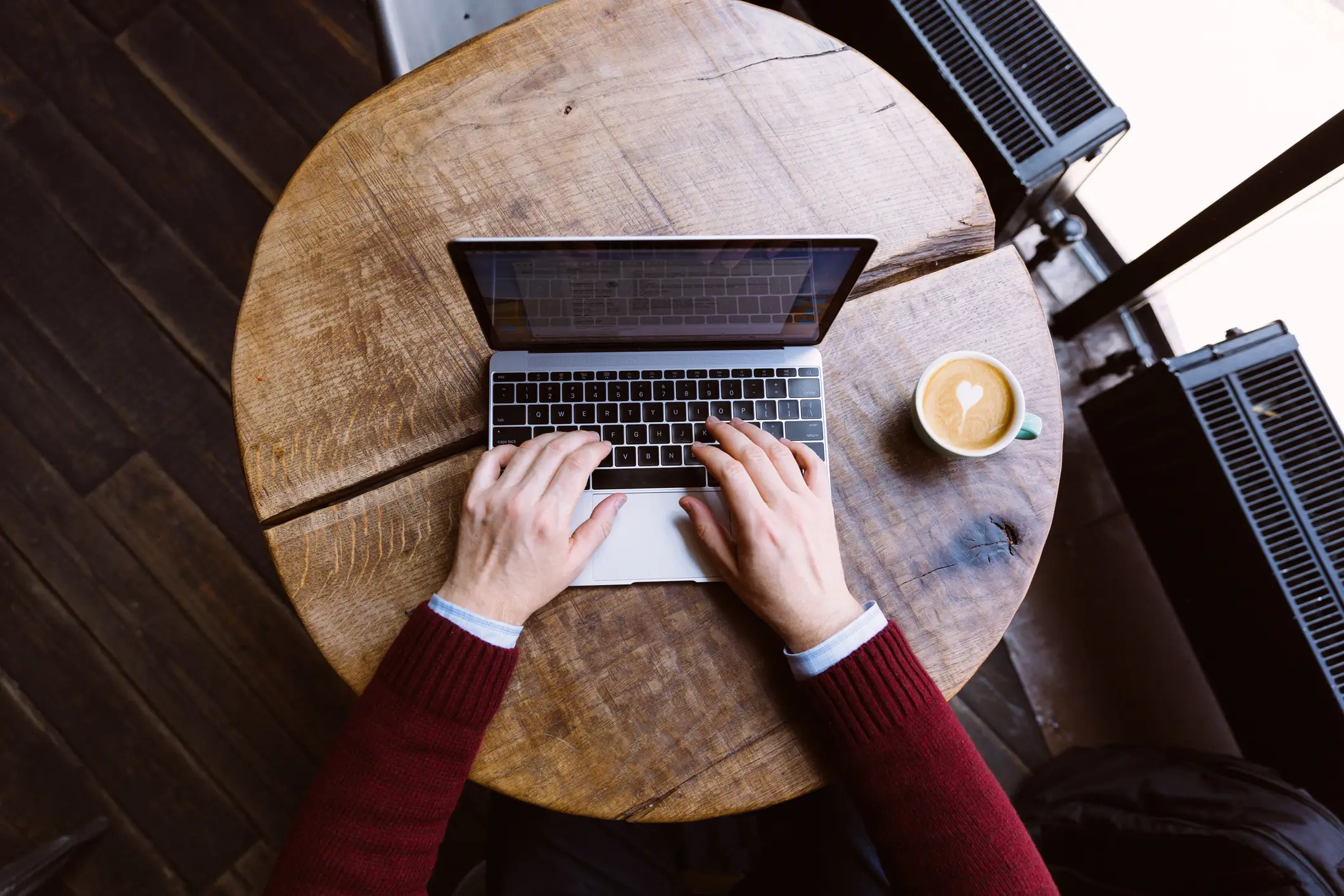 Coffee badging involves tapping into the office to 'show your face'. (Getty Stock Photo)