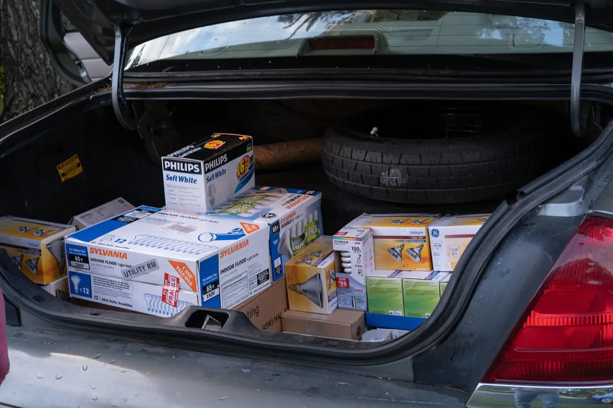 That's a lot of lightbulbs.