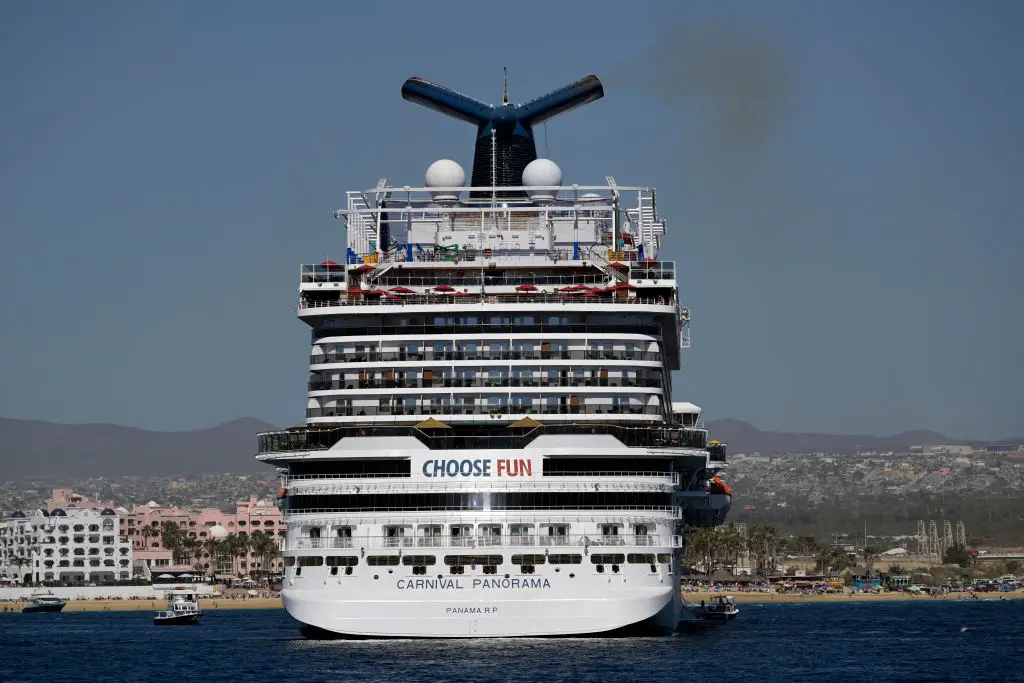 It is believed Thomas Gigler jumped overboard the Carnival Panorama cruise ship on September 19 (Photo by ALFREDO ESTRELLA/AFP via Getty Images)