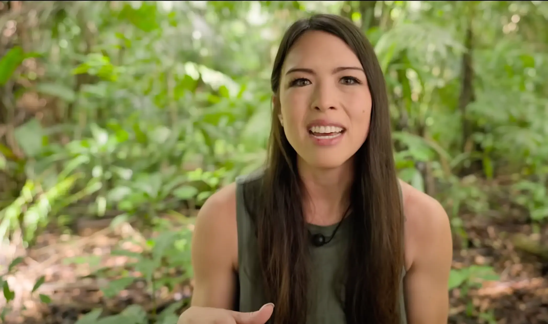 Abby competed in Squid Games: The Challenge before Outlast (Netflix/YouTube)