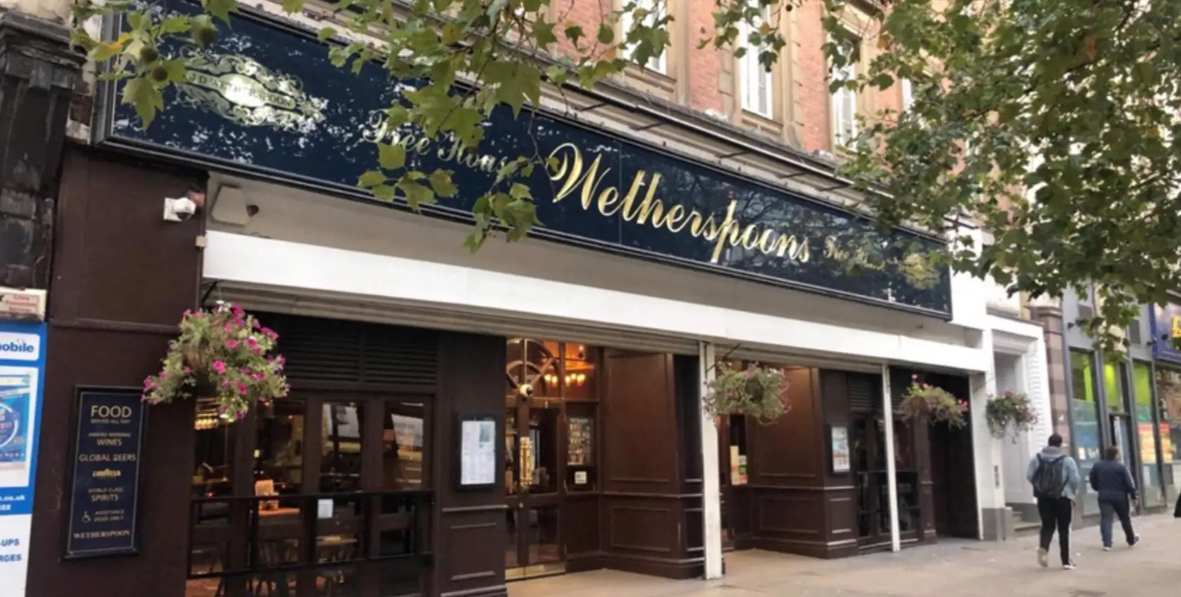 Charlie visited a Wetherspoons.