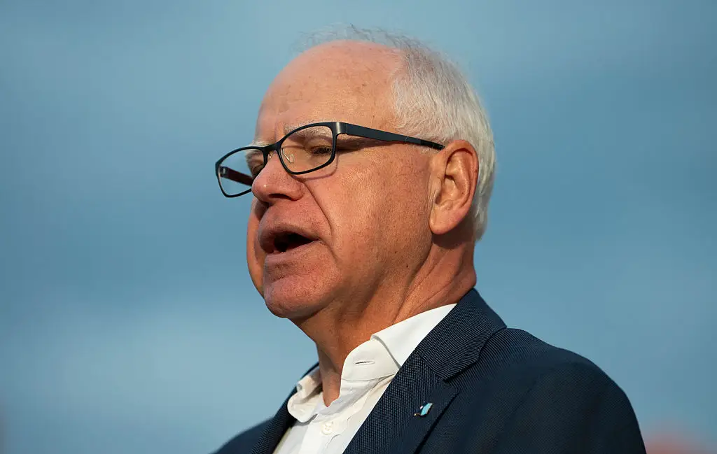 Tim Walz, along with Jacob Frey, are reportedly under investigation (Stephen Maturen/Getty Images)