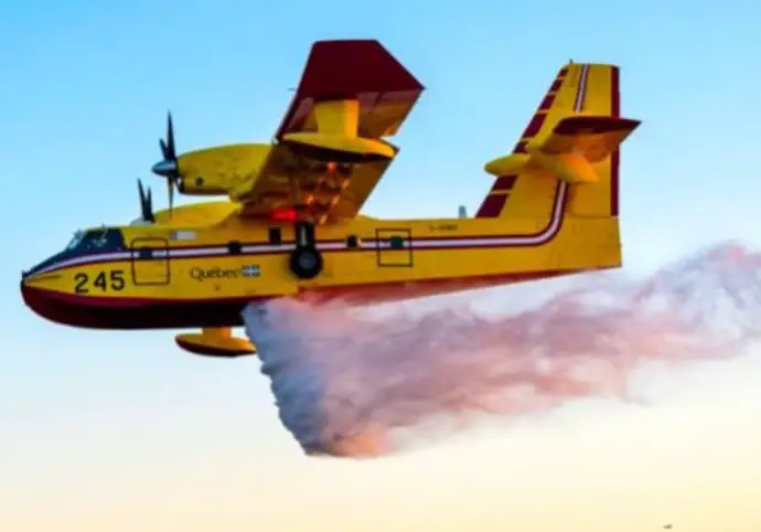 A plane helping fight the LA fires was hit by a civilian drone  