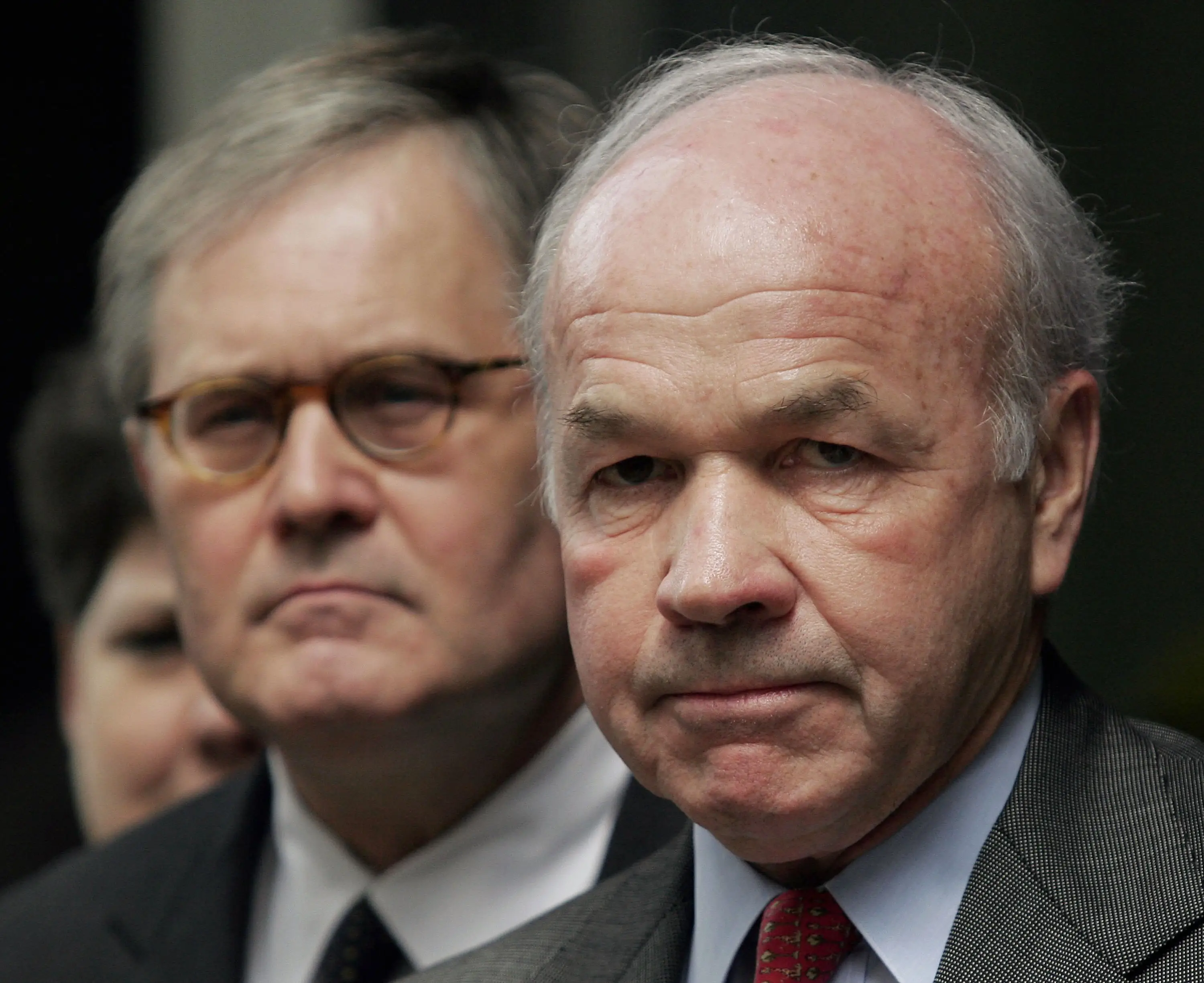 Kenneth Lay urged employees to buy stocks before Enron went bust (Dave Einsel/Getty Images)
