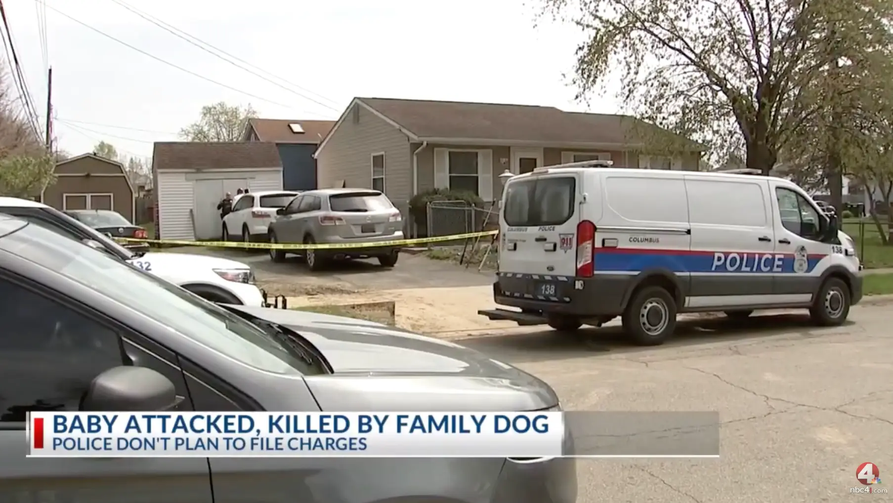The devastating ordeal took place at the family's home in Ohio (NBC4 Columbus) 