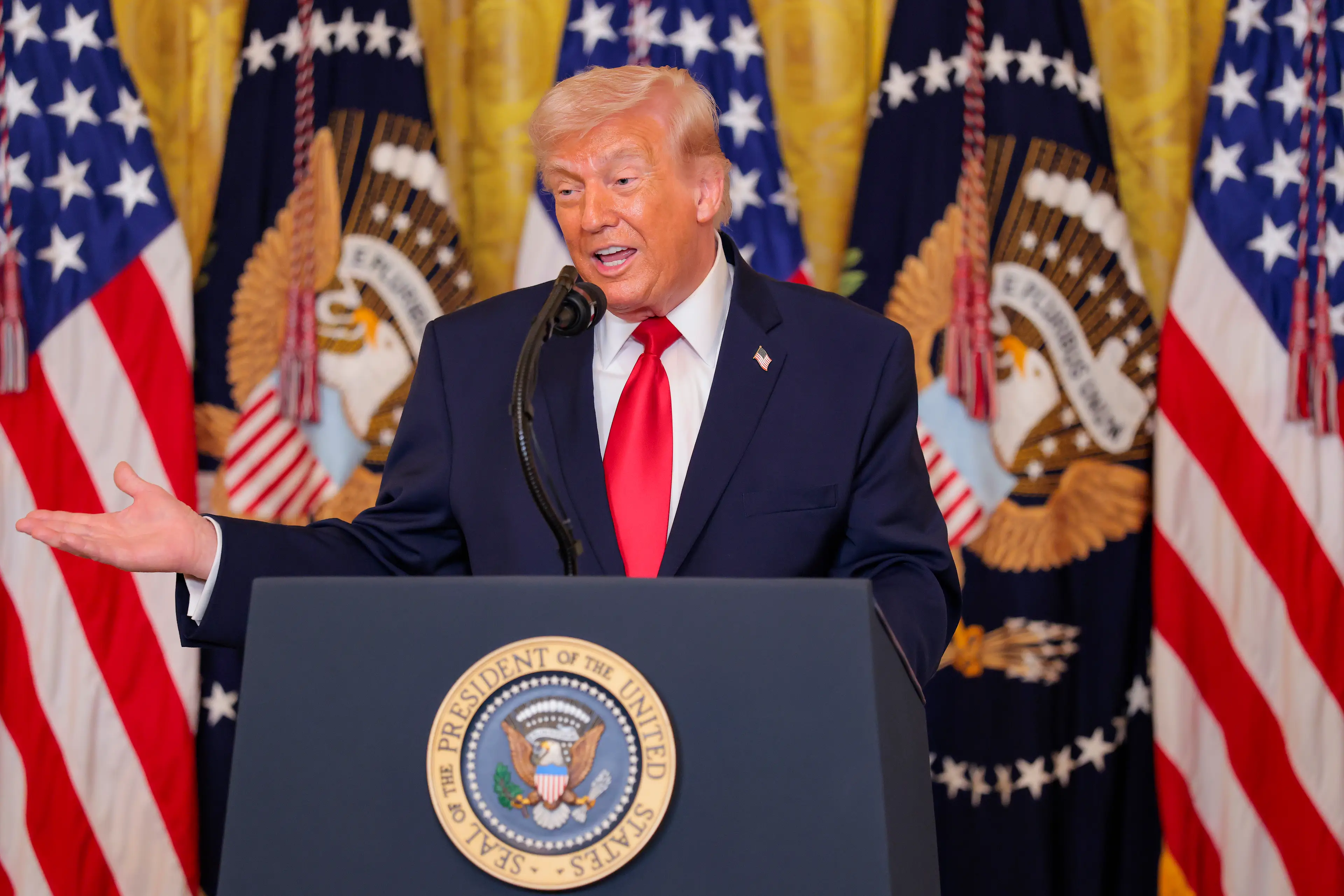 Trump complained he could no longer call women beautiful (Heather Diehl/Getty Images)