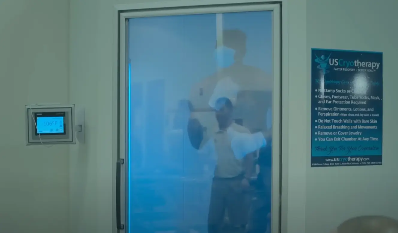 James said he uses cryotherapy (Netflix)