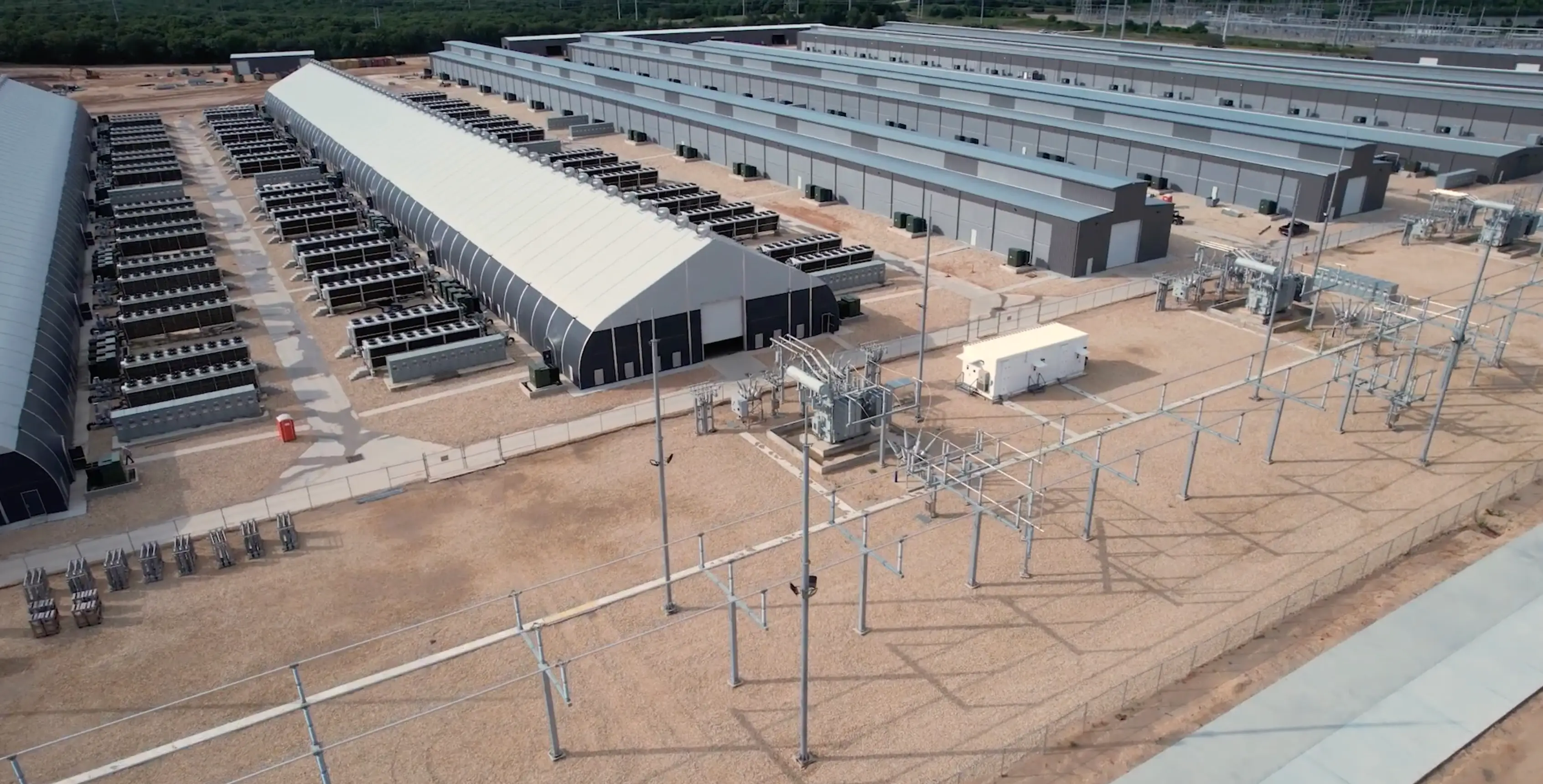 Bitcoin-mining facility in Rockdale, Texas (Riot Platforms, Inc)