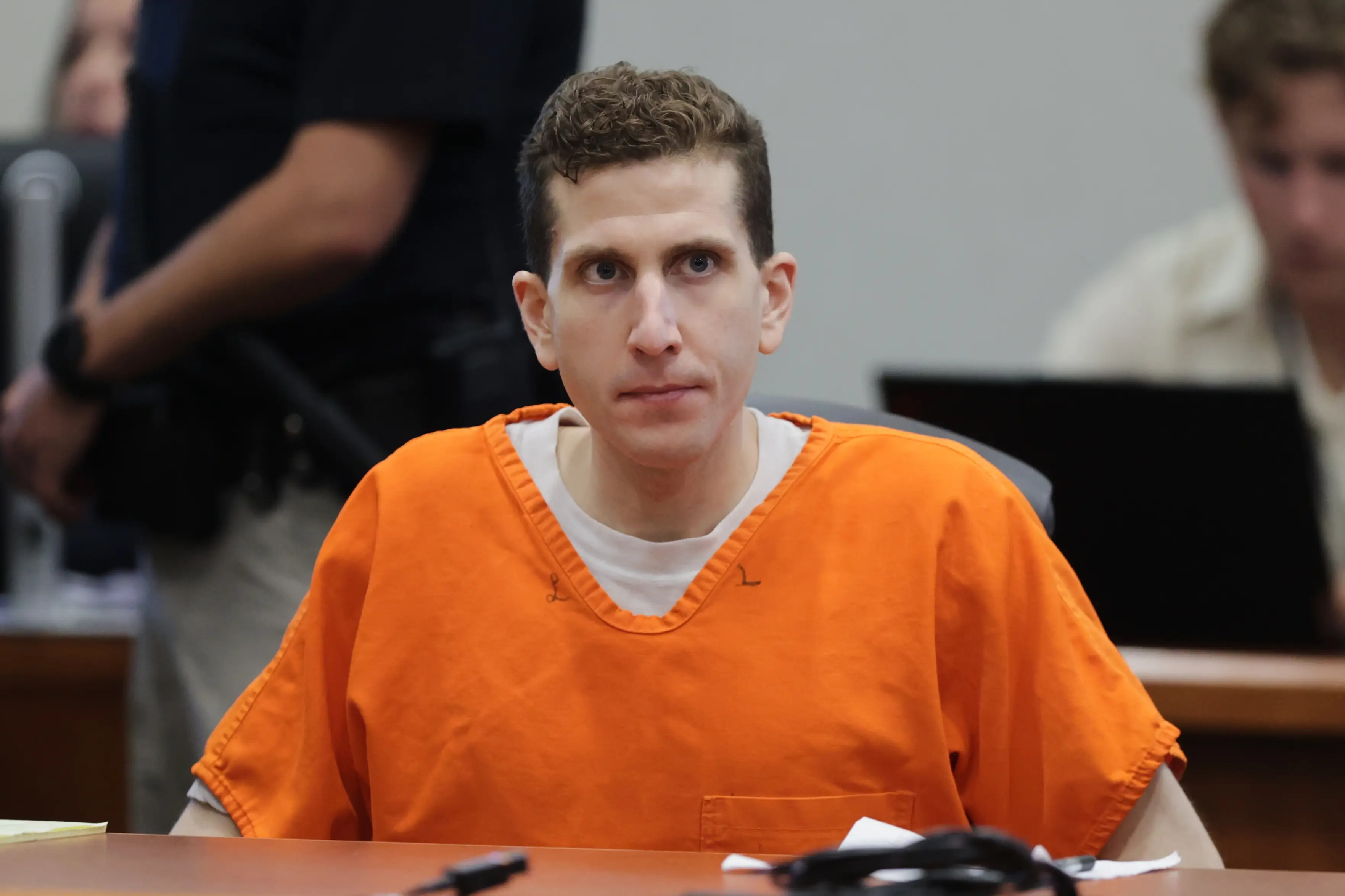 Bryan Kohberger sat emotionless as he listened to the statements from the victims' families (Kyle Green-Pool/Getty Images)