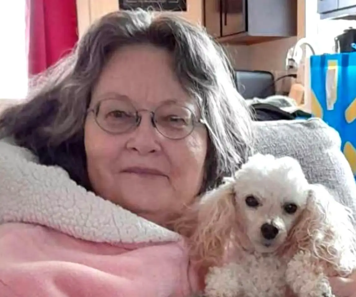 Susan Denker says she wouldn't still be here without her beloved dog Lily (Susan Denker/Cowboy State Daily)