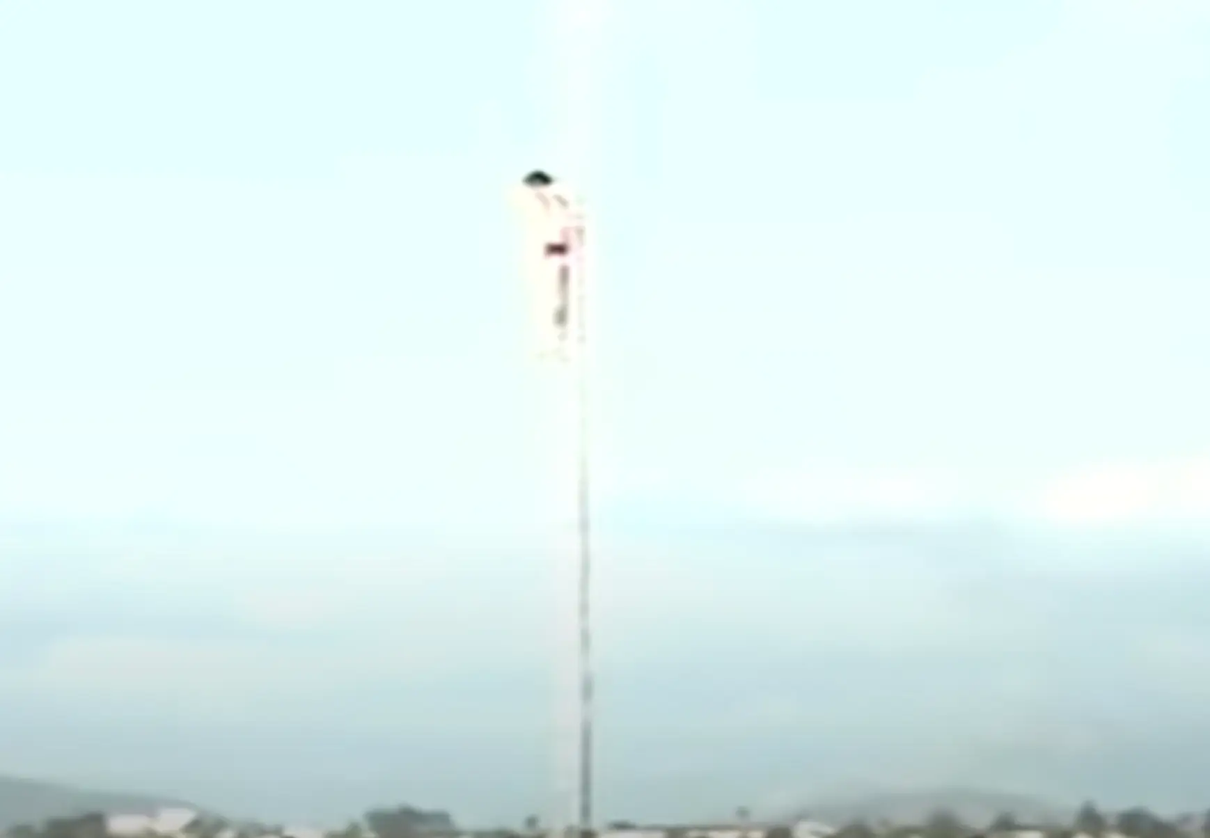 A snap of Winters moments before his dive.