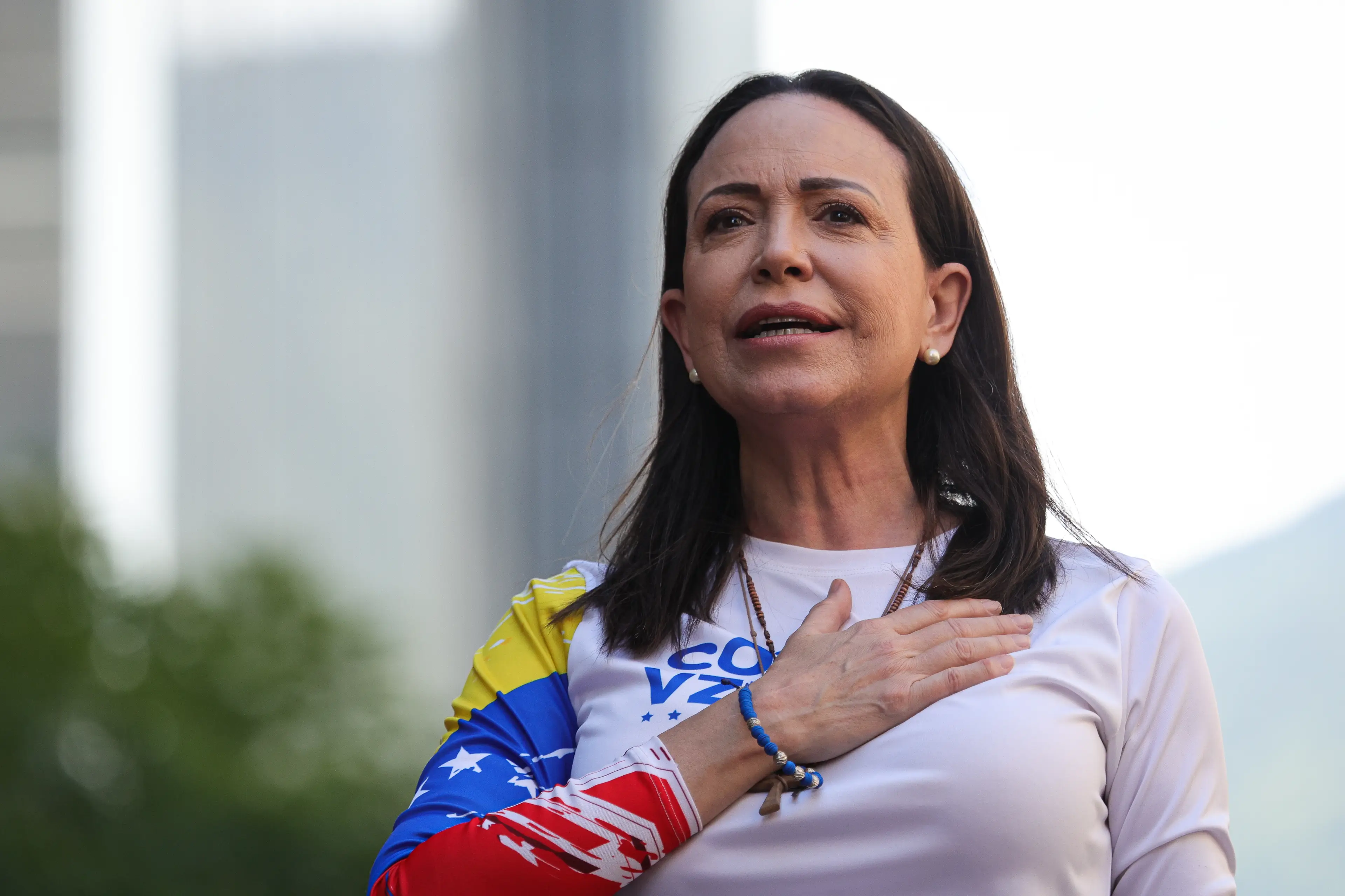 María Corina Machado was awarded the prize this year (Jesus Vargas/Getty Images)