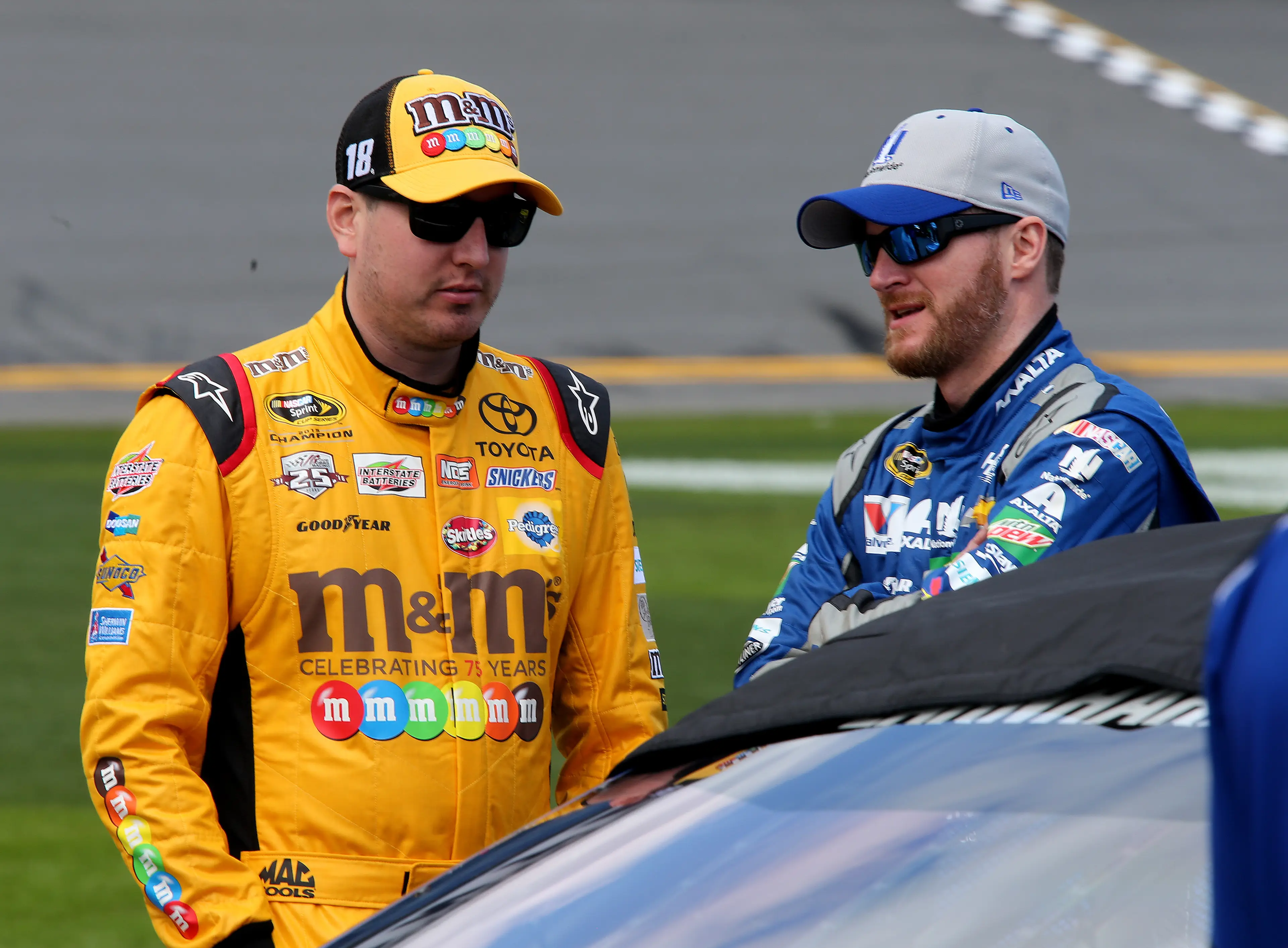 Kyle's former NASCAR rival paid tribute to the late star on Friday ( Jerry Markland/Getty Images)