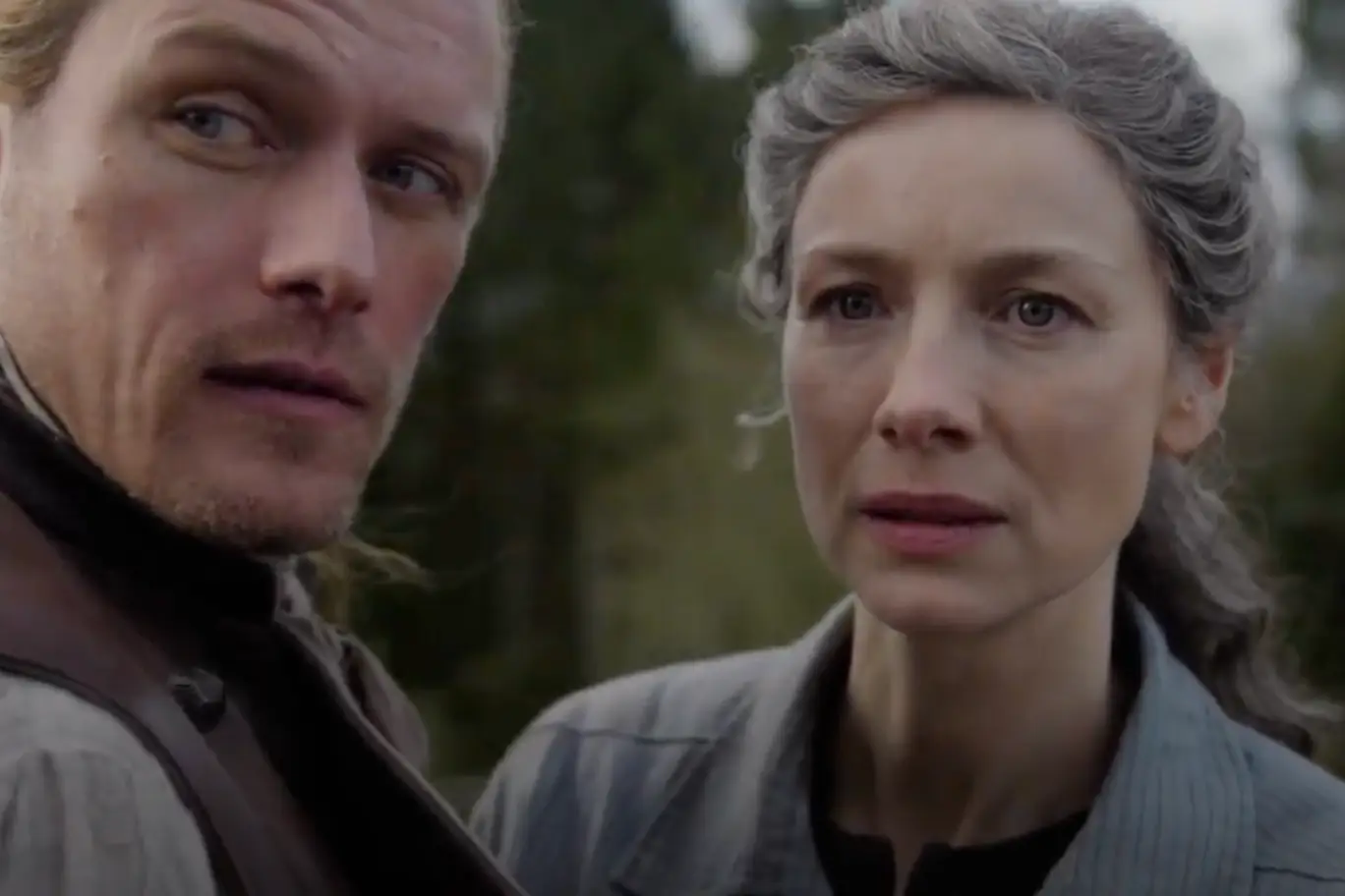 Fans on social media have been trying to work out who speaks to Claire in the trailer (MGM+)