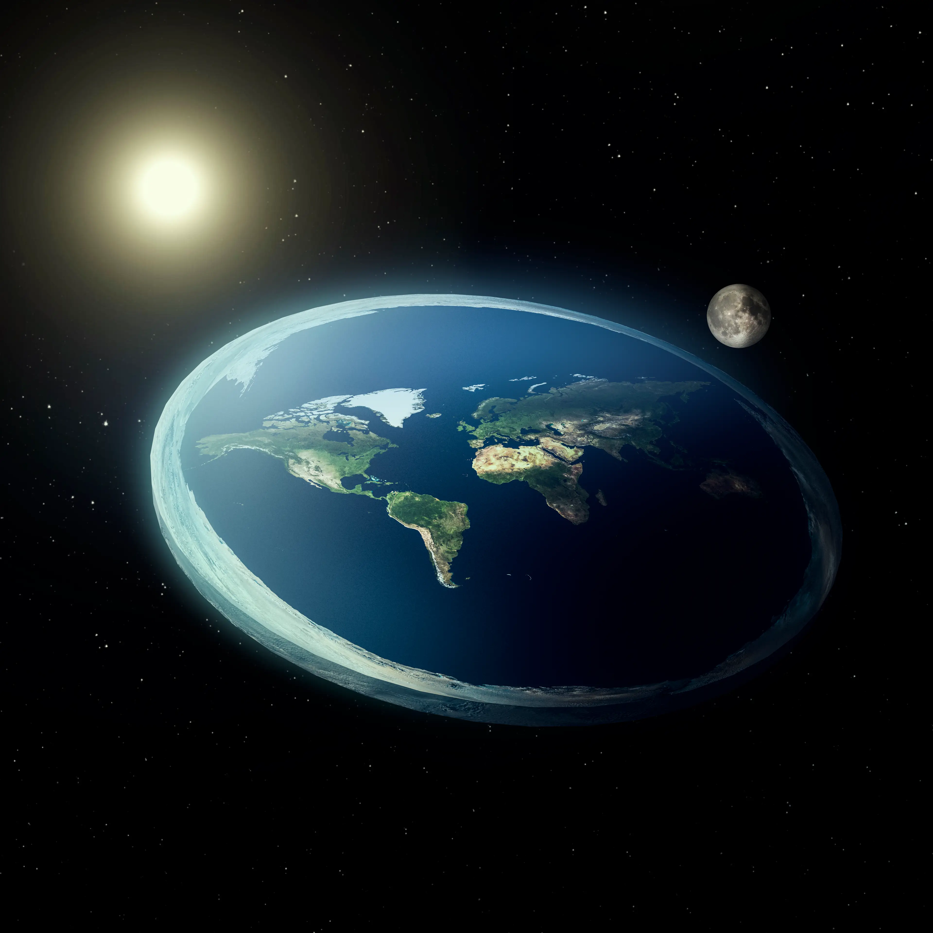 Despite the fact we have been to space, and have recovered scores of data on our planet and those in the solar system some people simply can’t be convinced. (Getty Stock Image)