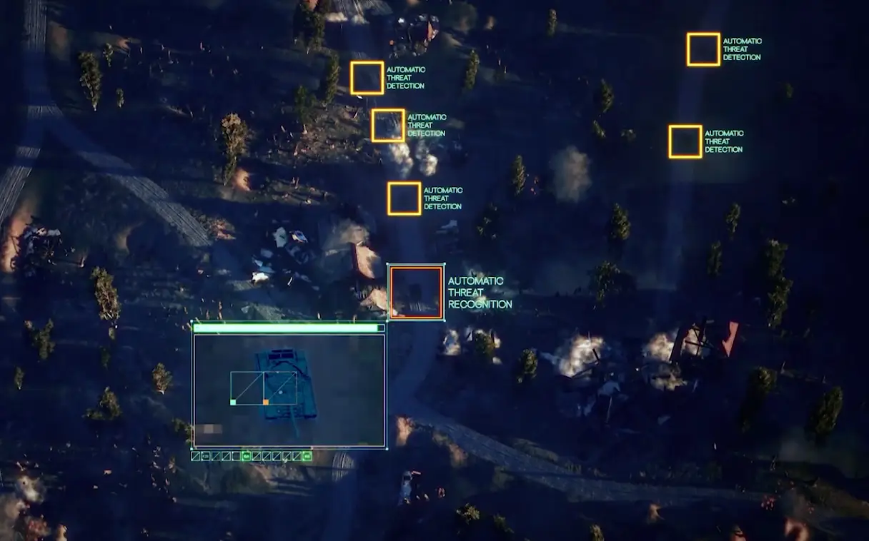 The drone can identifiy targets independently and strike (AV)