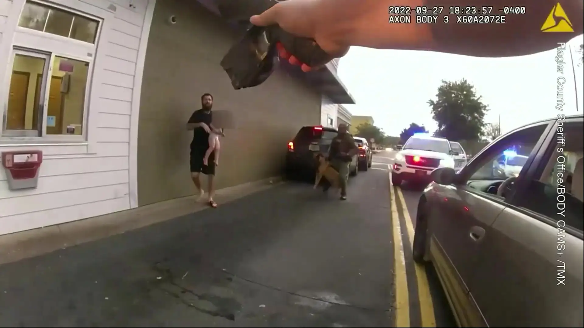 Leohner was finally subdued using a K-9 unit and a taser.