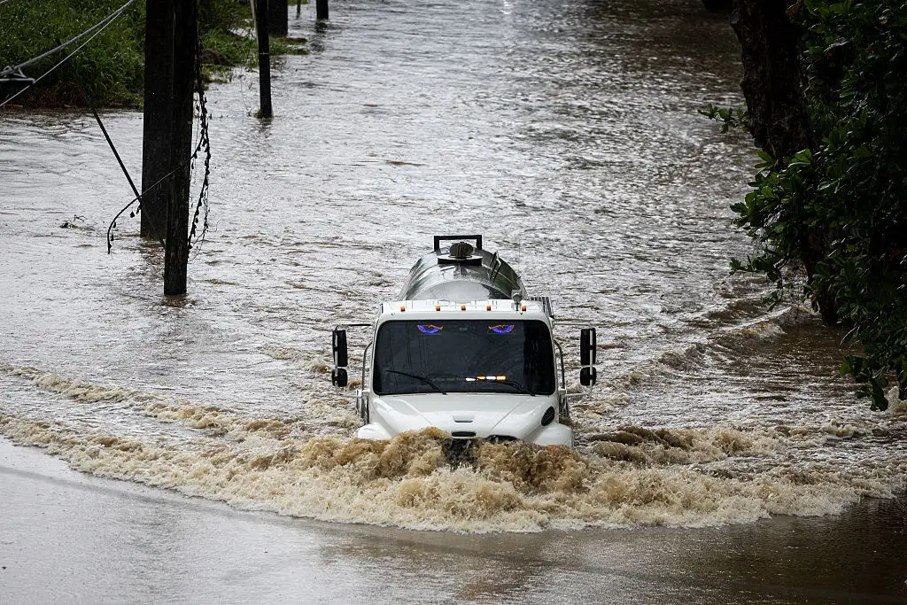 Roads and beaches are expected to be impacted (RICARDO ARDUENGO/AFP via Getty Images)