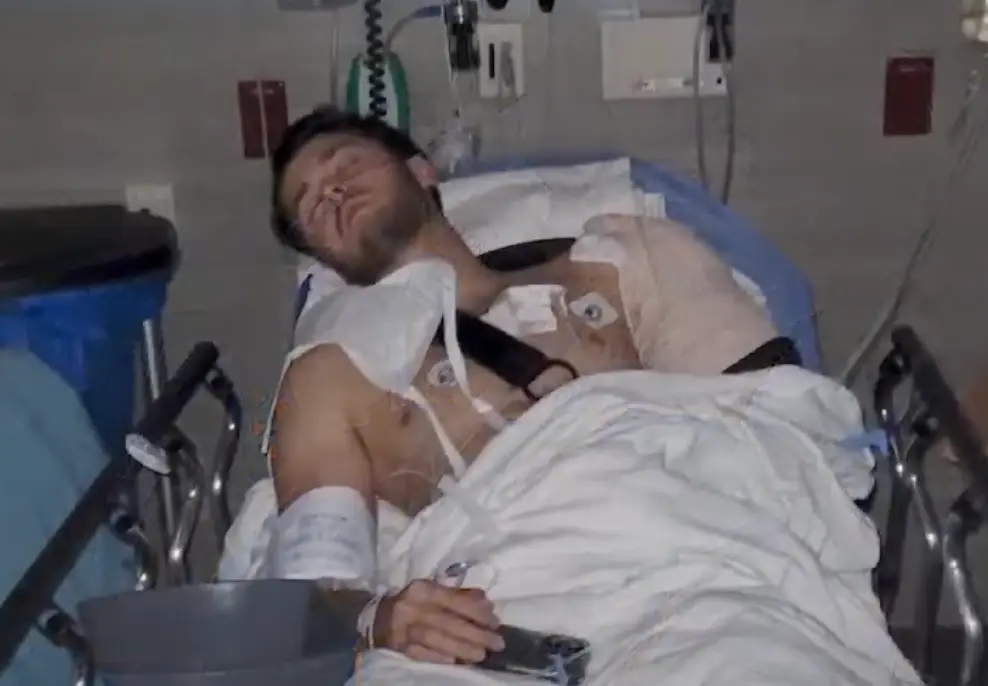 Aiden Perry was rushed to hospital after the shooting (WESH 2 News)