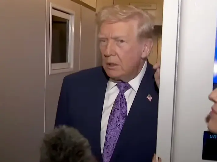 Trump snapped at two reporters as they asked him about his health (ABS-CBN News)