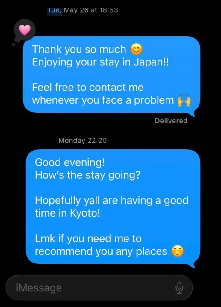 Hiyu Shikari, Weston's friend, shared his final texts to him (Hiyu Shikari)