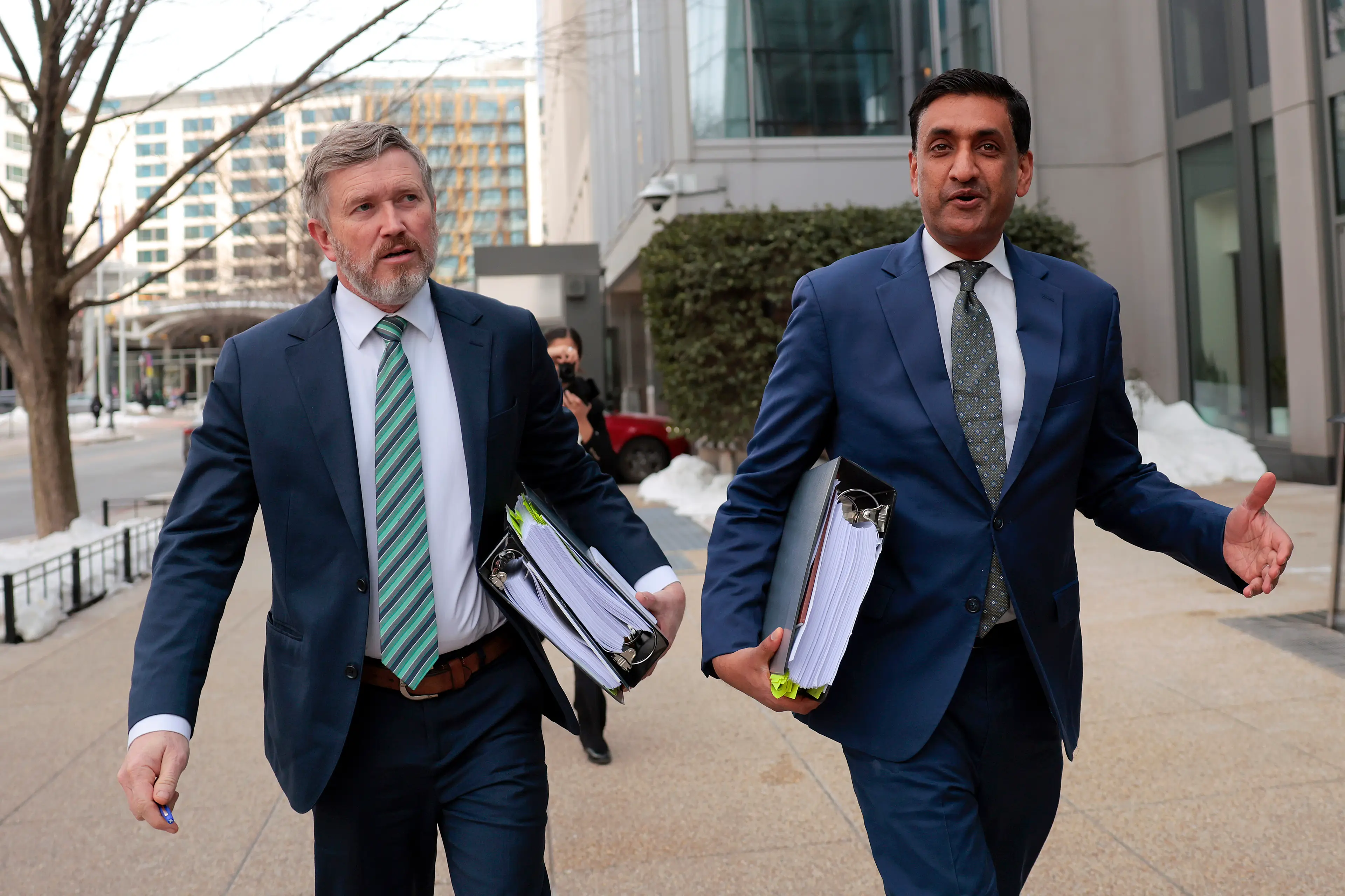 Representatives from both parties, Ro Khanna and Thomas Massie, have led fight to release the files (Heather Diehl/Getty Images)