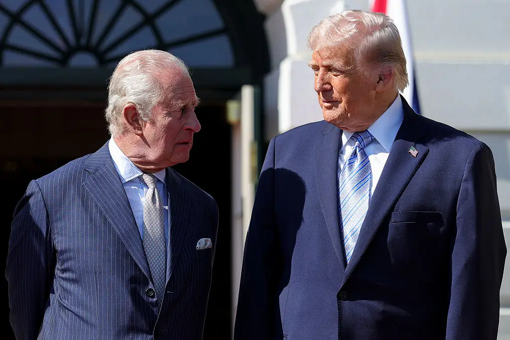 A lip reader thinks Trump and Charles has a very serious conversation (Anna Moneymaker/Getty Images)