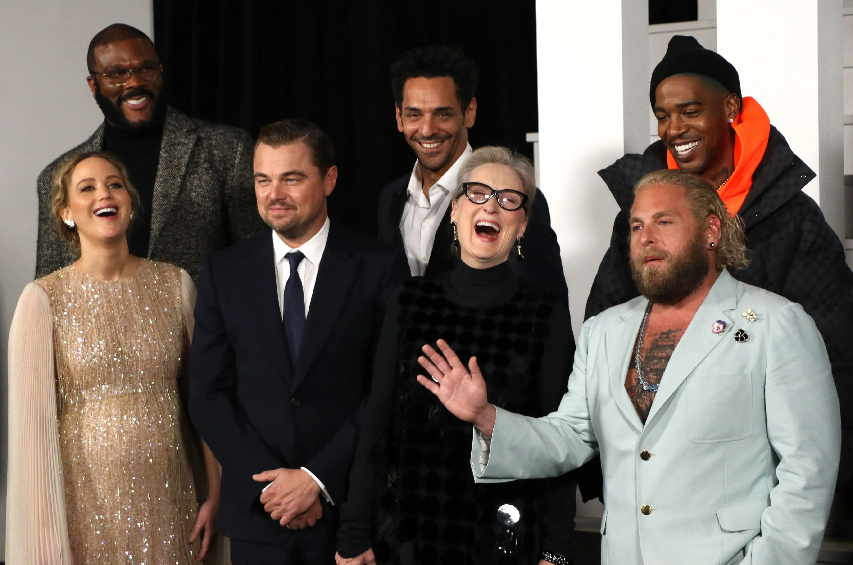 Jennifer Lawrence couldn't stop laughing around Jonah Hill during the filming of 'Don't Look Up'.