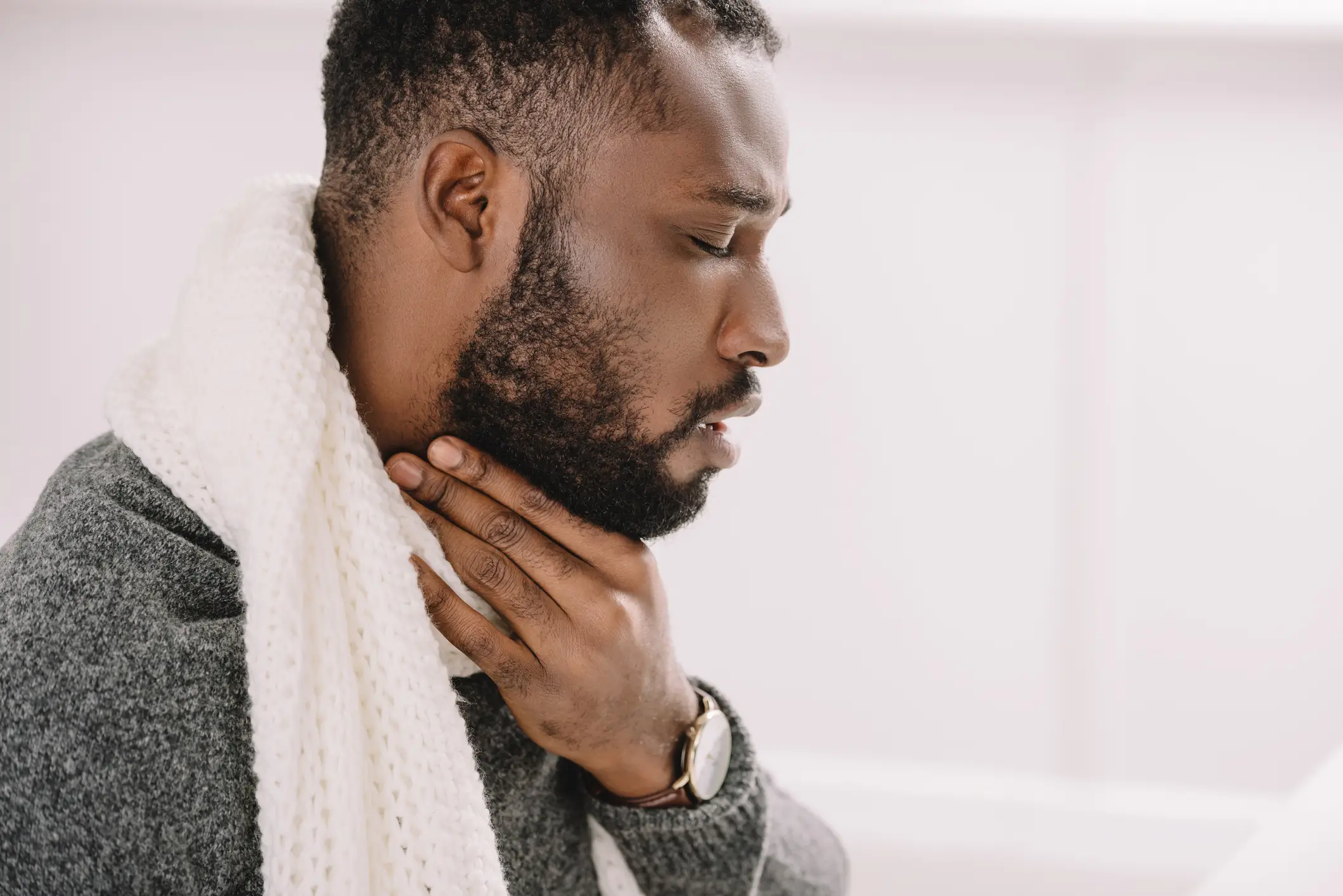 Nimbus patients have reportedly likened its sore throat symptom to the pain of having swallowed razor blades (Getty stock)